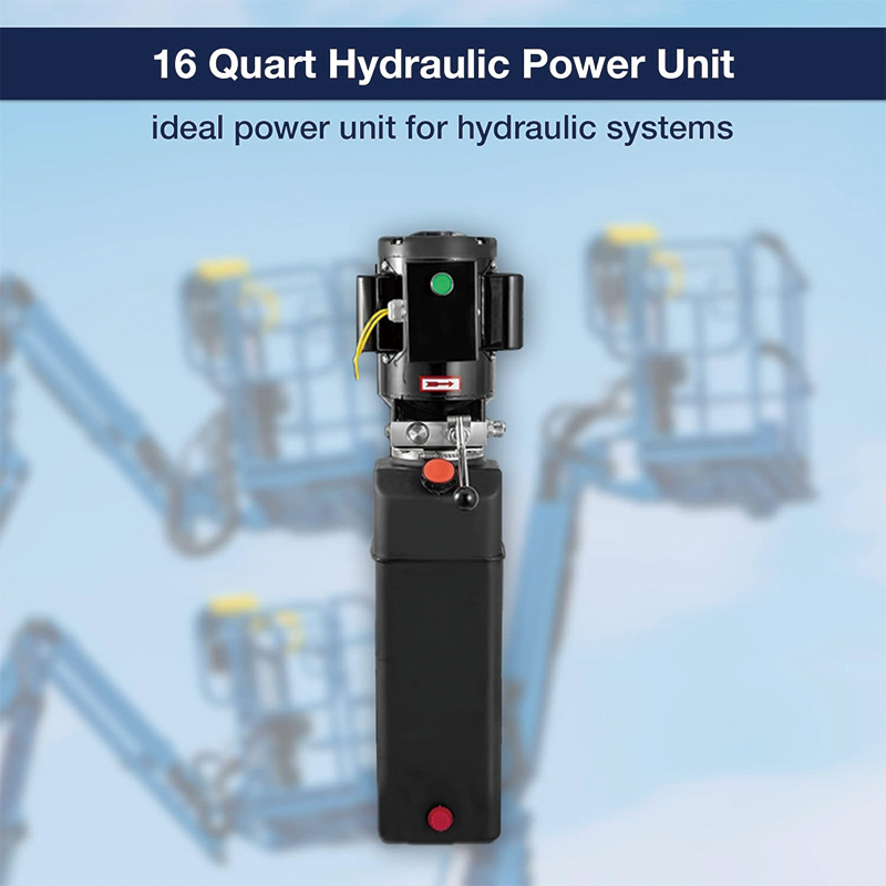Hydraulic Power Unit,4 Gallon Hydraulic Pump,220V 3450 RPM 2HP Single Phase Electric Hydraulic Car Lift Pump for Car Lifting Platforms