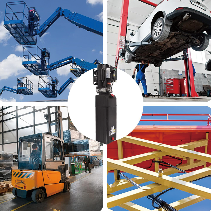 Hydraulic Power Unit,4 Gallon Hydraulic Pump,220V 3450 RPM 2HP Single Phase Electric Hydraulic Car Lift Pump for Car Lifting Platforms