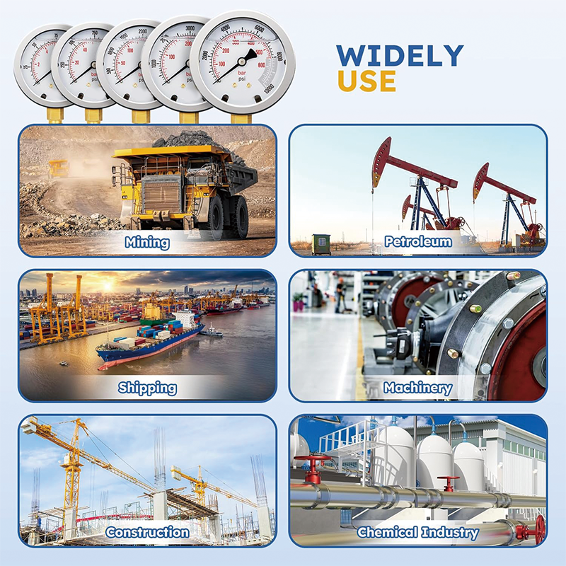 Hydraulic Pressure Test Kit,5 Gauges(10/100/250/400/600bar) 13 Test Couplings 14 Tee Connectors 5 Test Hoses,w/Sturdy Portable Carrying Case for Excavator Construction Machinery