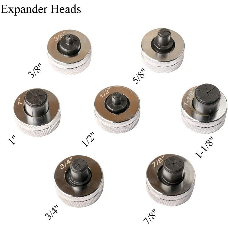 Hydraulic Tube Expander Hydraulic Flaring Tool Kit Brake Flare Tool with Tube Cutter and Deburrer