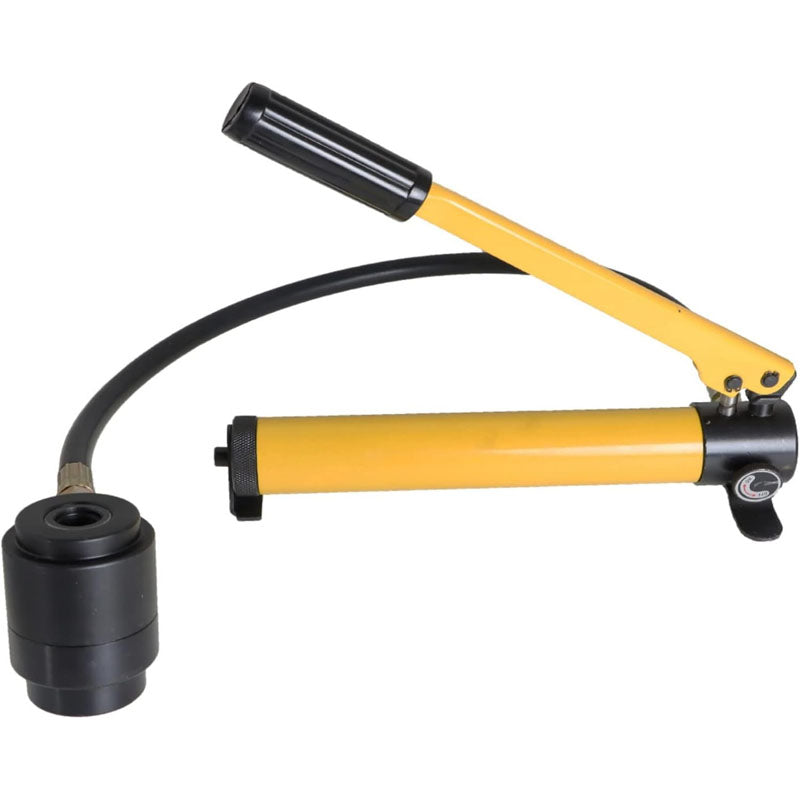 Hydraulic Tube Expande kit 1-5/8" to 4-1/4" Size 10 T Pedal Pump Included with 4 Foot High Pressure Hose Various Collets