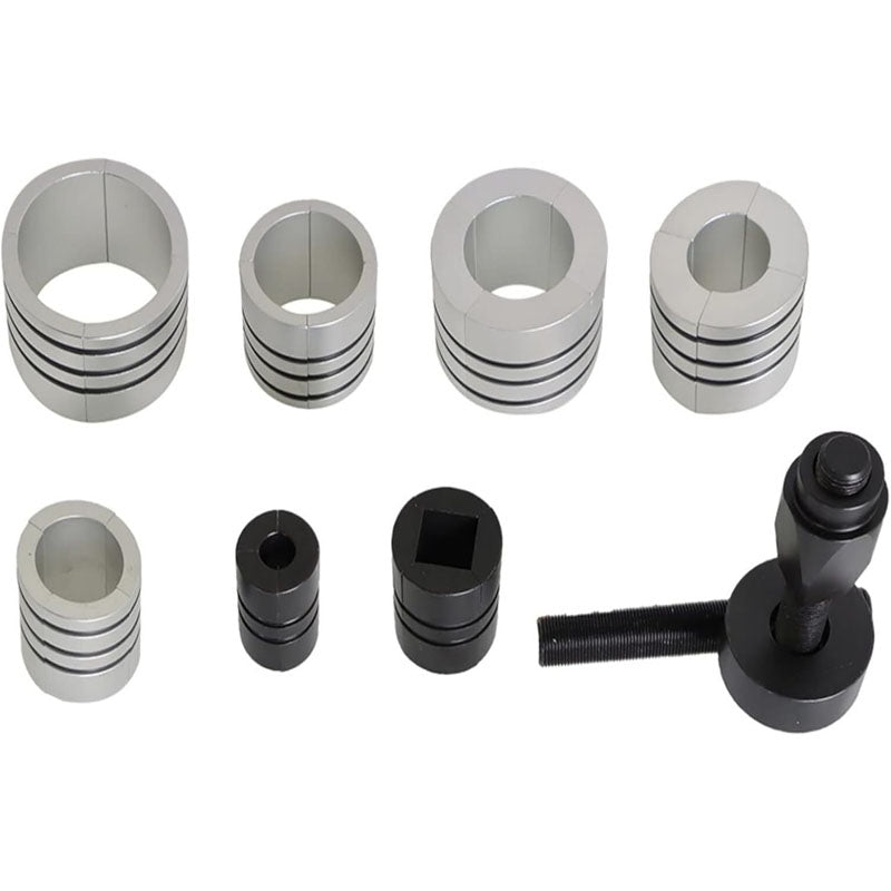 Hydraulic Tube Expande kit 1-5/8" to 4-1/4" Size 10 T Pedal Pump Included with 4 Foot High Pressure Hose Various Collets