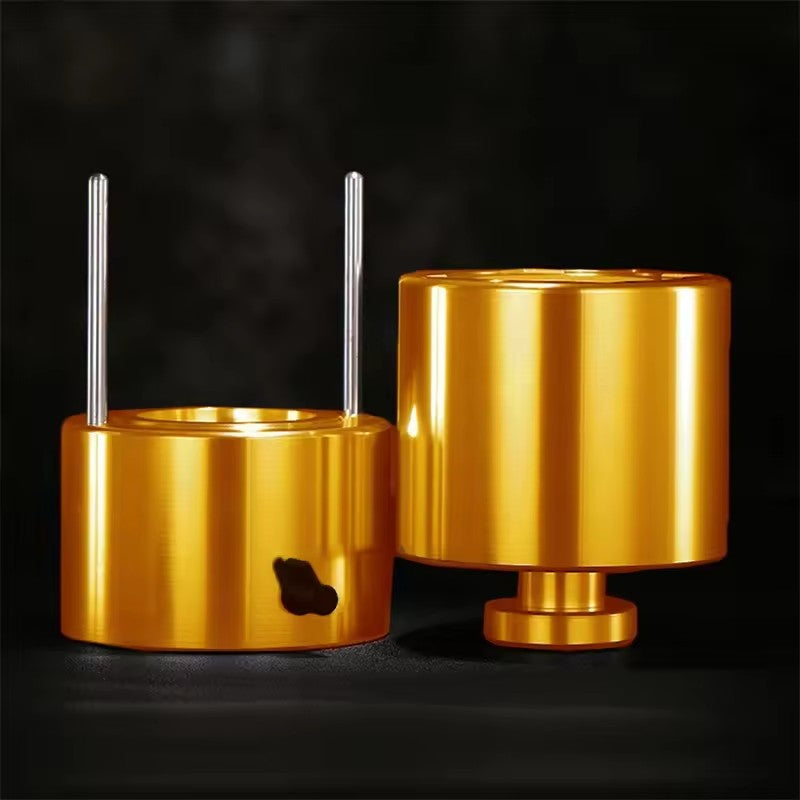 Cocktail Brass Ice Press Presser With High Quality 65mm Ice Diamond Bar Essential