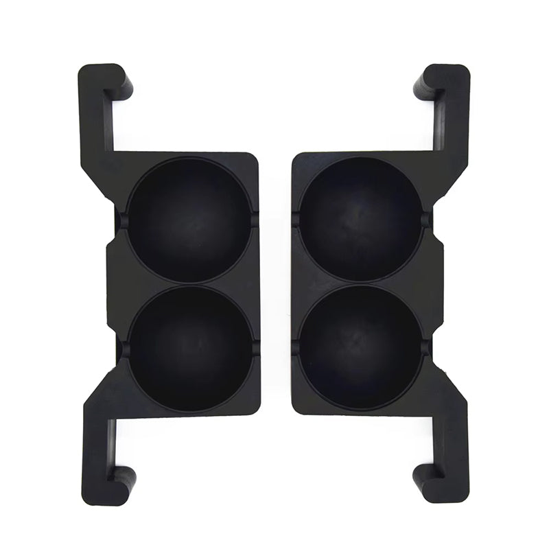 2 Large Premium Clear Ice Sphere Maker Jumbo Crystal Clear Ice Ball Mold Silicone Ice Cube Tray