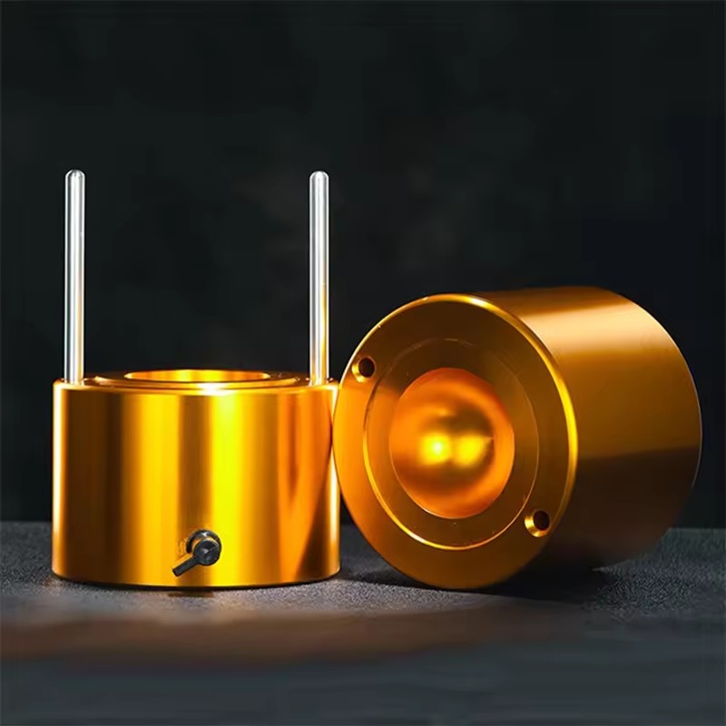 Cocktail Brass Ice Press Presser With High Quality 65mm Ice Diamond Bar Essential