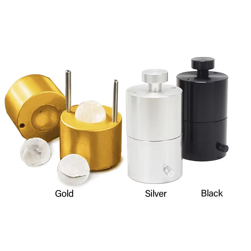 Customize 60mm Aluminum Ice Ball Maker Mold Machine Ice Sphere Press Maker Whiskey Drinking Bar Tools
