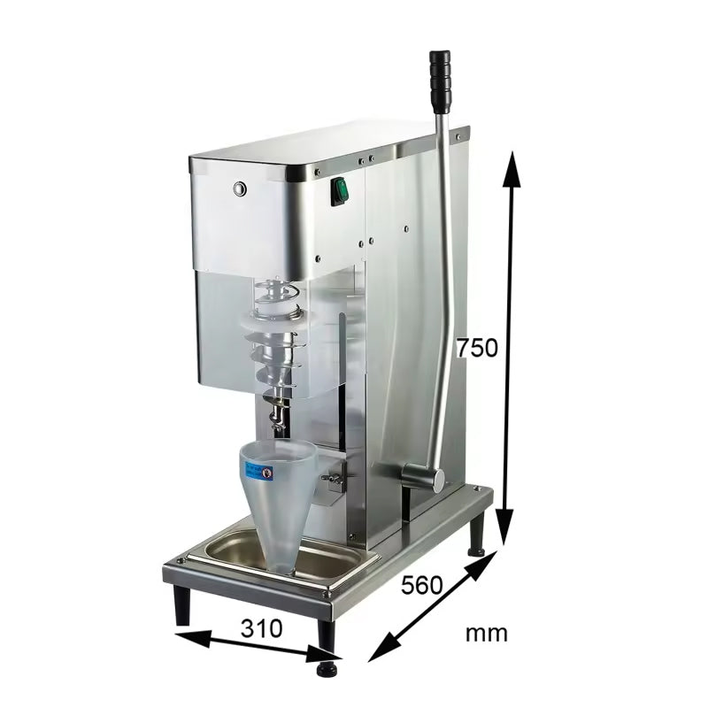 110V Frozen Yogurt Blending Machine 750W, New Promotion Yoghurt Mixing Ice Cream Muchina, Professional Commercial Kitchen Equipment