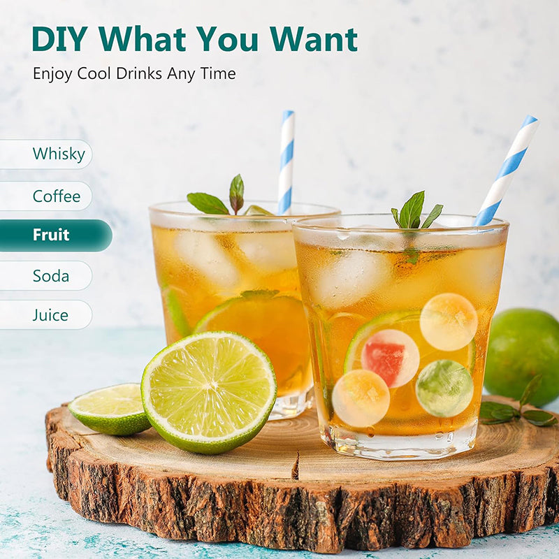 99PCS Ice Cube Tray with Lid and Bin 3 Pack Ice Trays for Freezer Round Ice Cube Trays Circle Ice Cube Tray for Chilling Drinks