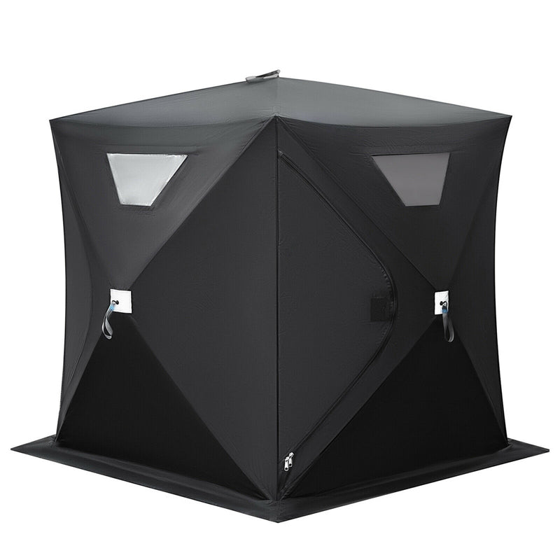 Outdoor Ice And Snow Russian Fishing Camping Tent 2 Person Single-Layer Tent Windproof Rainproof Cold Winter Fishing Tent