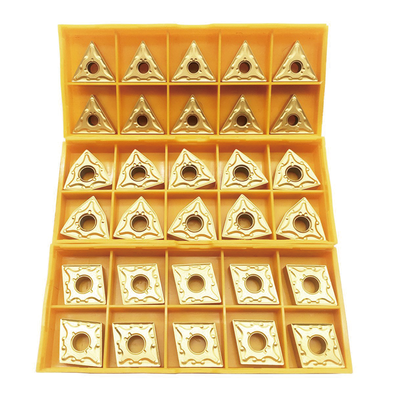30PCS Indexable Solid Carbide Turning Insert Blade, CNMG 431 + WNMG 431 + TNMG 331 CNC Heavy-Duty Metal Lathe Cutting Tools for The Finishing of Steel