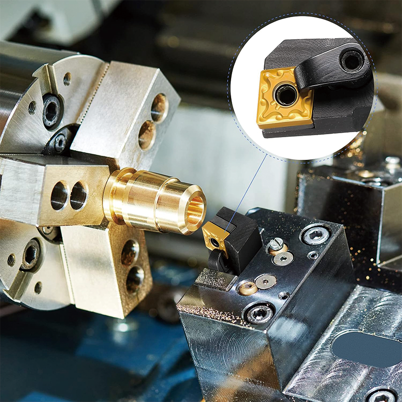 Lathe Indexable Carbide Turning Tool, MTJNR1616H16 + MWLNR1616H08 + MCLNR1616H12 with 30 CNMG 431 + WNMG 431 + TNMG 331 Turning Tool Set Super-hard 40cr Mental Lathe Tools