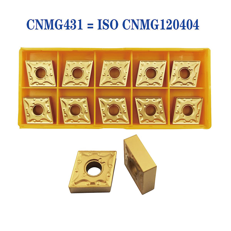 30PCS Indexable Solid Carbide Turning Insert Blade, CNMG 431 + WNMG 431 + TNMG 331 CNC Heavy-Duty Metal Lathe Cutting Tools for The Finishing of Steel