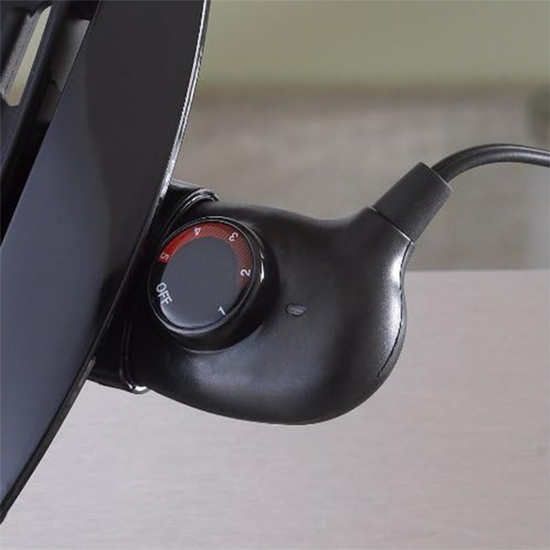 1.5Kw Indoor Electric Grill With Cover, Black