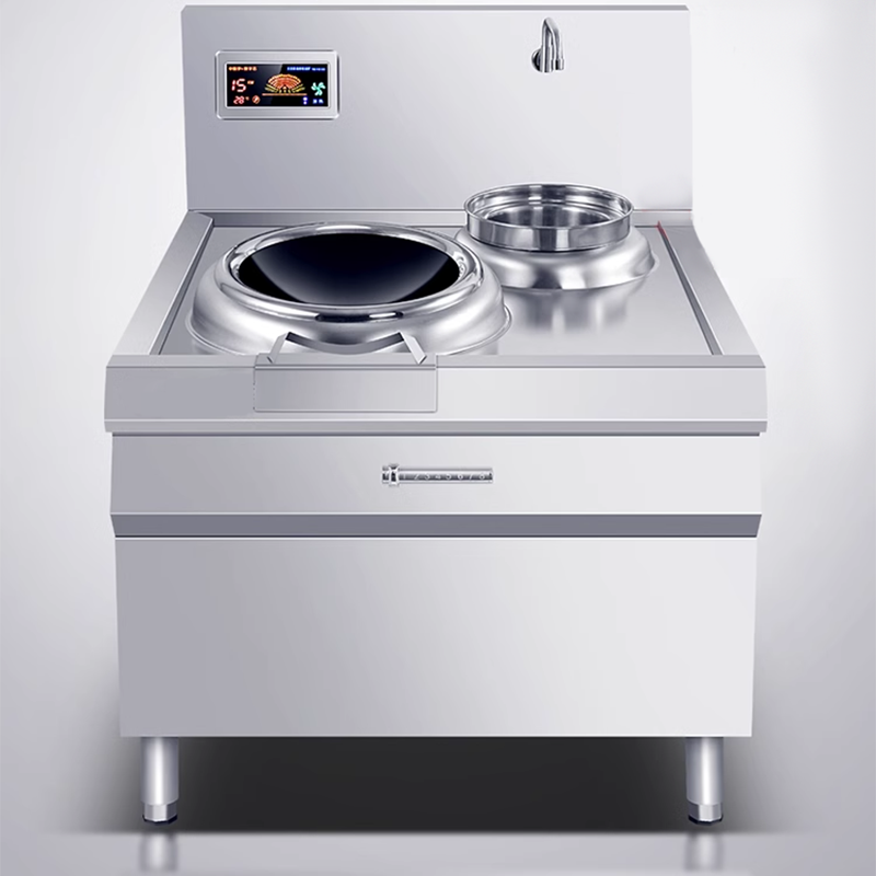 Commercial Induction Cooker Concave High Power Hotel Restaurant Kitchen Cooking Electric Frying Stove Single Head Induction Cooker 10kw Stove