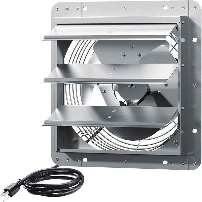 18 Inch Industrial Ventilation Extractor Shutter Exhaust Fan For Greenhouse Shed Shop Garage