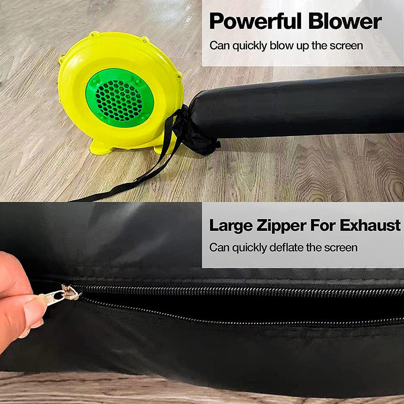 Inflatable Screen Inflatable Projector Screen Outdoor Movie Screen Blow Up for Movie Parties Backyard Outside