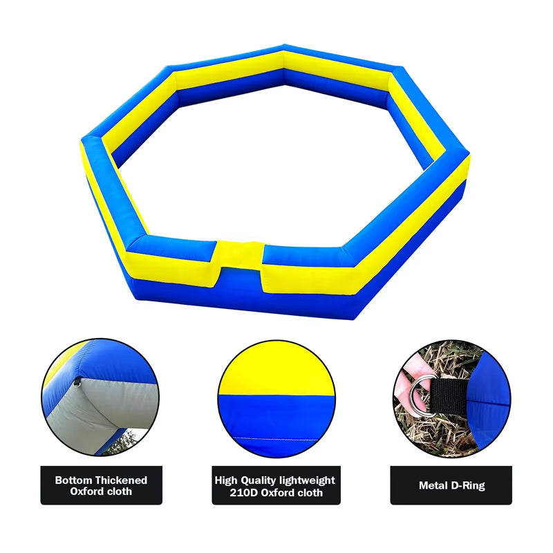 Hot Selling 15 Ft Or 20 Ft Inflatable Gaga Ball Pit For Kids Sport Game Inflatable Gaga Court Portable Ball Pit For Adults