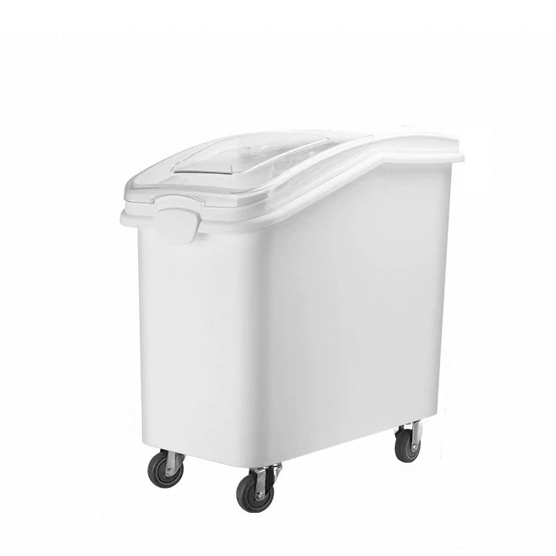 Removable Storage Barrel, Grain Storage Box, Rice Storage Barrel Plastic Flour Cart