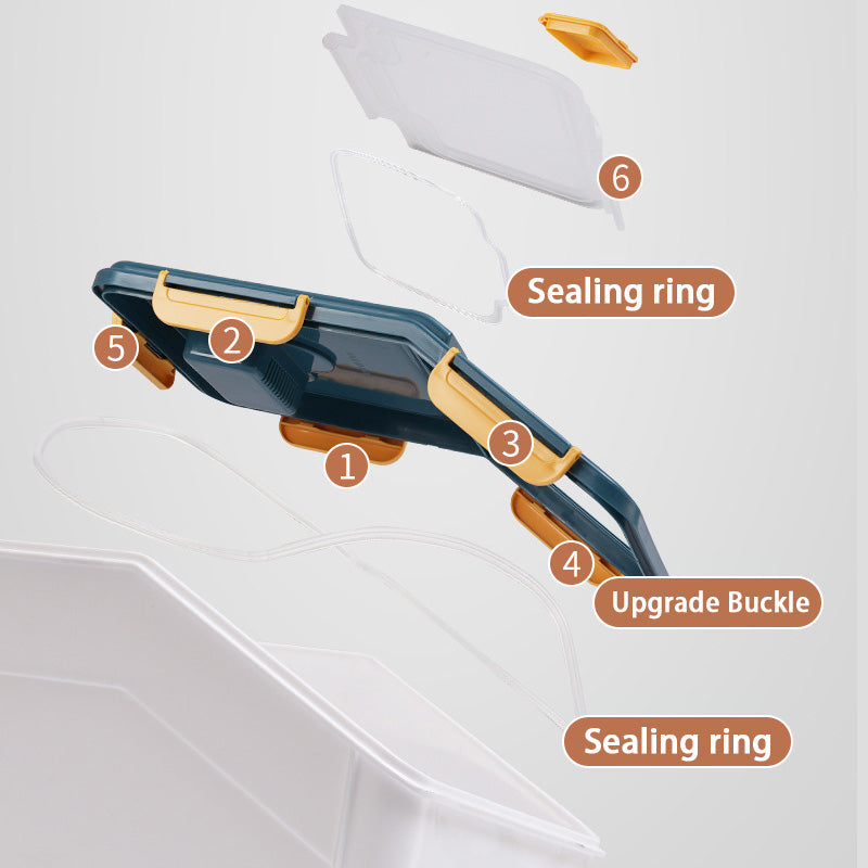 Household Kitchen Rice Bucket, Moisture-Proof And Insect-Proof Thickened Sealed Grain Storage Box Rice Bucket Box