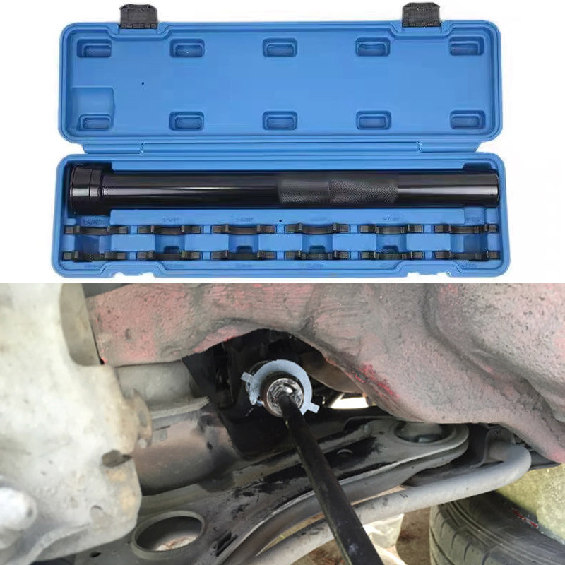 13pcs 1/2" Drive Dual Inner Tie Rod End Remover Installer Removal Tool Kit Set Crowfoot Adapters Inner Tie Rod Removal Tool Set