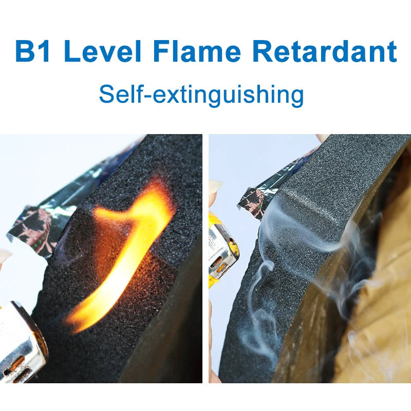 200*50cm 5/10mm Car Sound Mat Proofing Deadener Heat Noise Insulation Deadening Mat Hood Closed Cell Foam Accessories