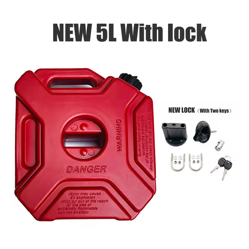 Red Fuel Tank Petrol Cans Barrels Can Gas Spare Container Anti-Static Jerry Can Fuel Tank Pack Motorcycle Jerrycan