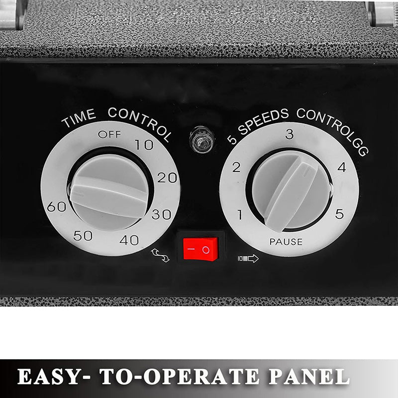 Jewelry Polisher Tumbler Rotary Tumbler Surface Polisher 5Kg 11 Lbs Capacity 60W Jewelry Polishing Finishing Machine Mini Polisher Tumbler