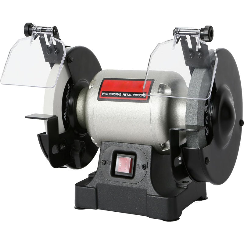 6-Inch 1/3HP Jewelry Buffer Polisher High Precision Wobble-free Wheel Grinder for Metal/Jewelry/Wood