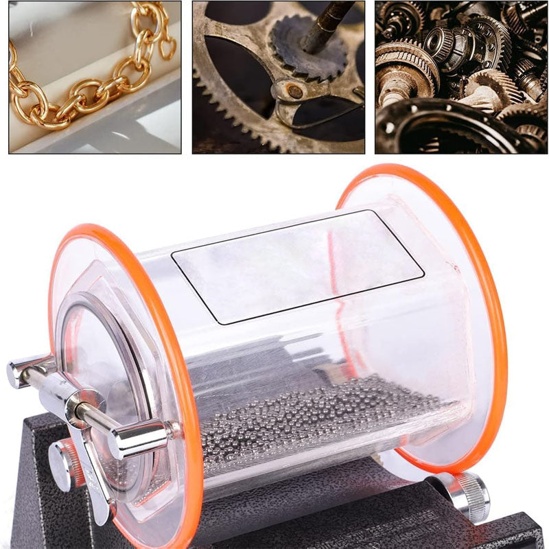 Jewelry Polisher 6.6 Lbs Capacity Surface Polisher 45W Mini jewelry tumbler machine for Surface Polishing