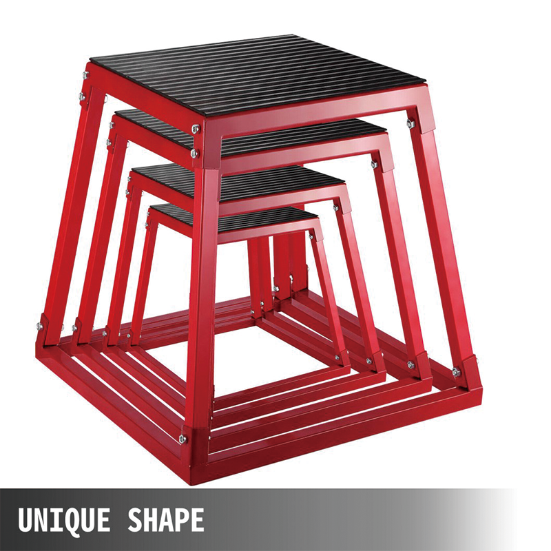 Plyometric Platform Box Fitness Exercise Jump Box Step Plyometric Box Jump for Exercise Fit Training(18 inch)