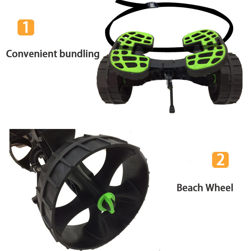 Kayak Trailer, Plastic Trailer, Adjustable Platform Boat Trolley, Mobile Beach Cart, Rowing Trolley