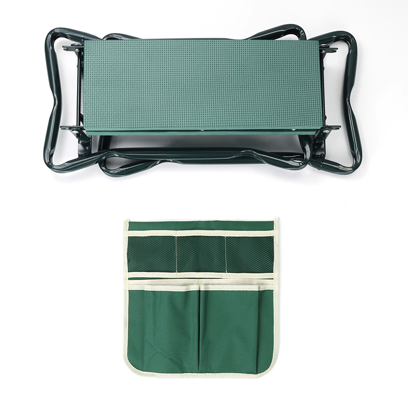 Kneeler Seat Garden Kneeling Mat with EVA Kneeling Pad and Tool Bag