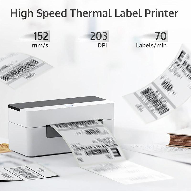 High Speed USB Thermal Printer Shipping Label Printer 4x6 Label Printer for Shipping Packages Supports ShipStation UPS FedEx Ebay