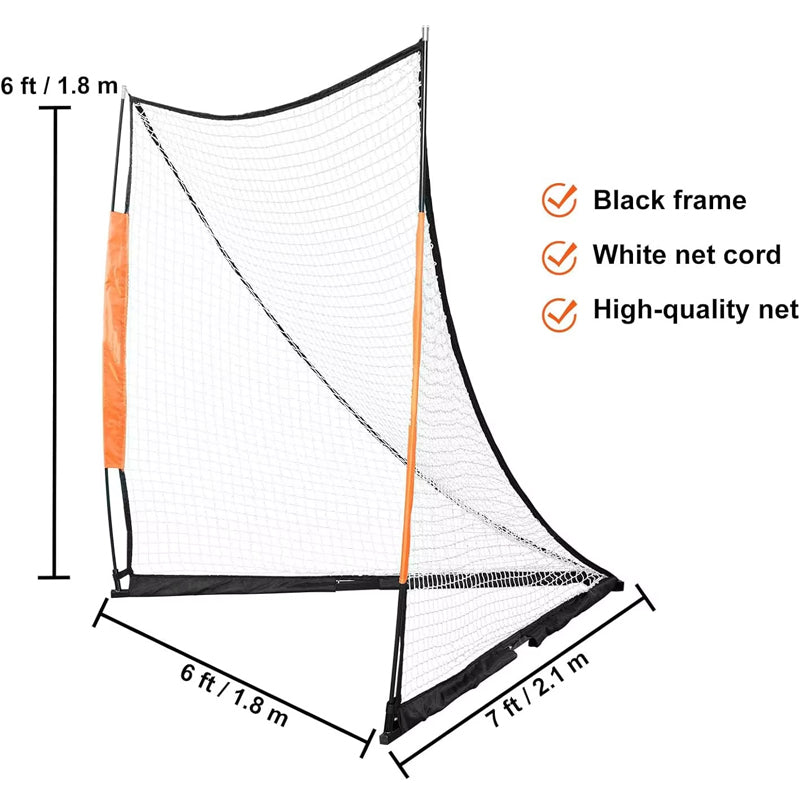 Lacrosse Goal Target 6x6 Feet Fully Flexible And Portable Lacrosse Goal Net