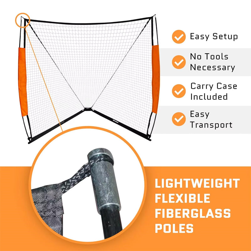 Lacrosse Goal Target 6x6 Feet Fully Flexible And Portable Lacrosse Goal Net