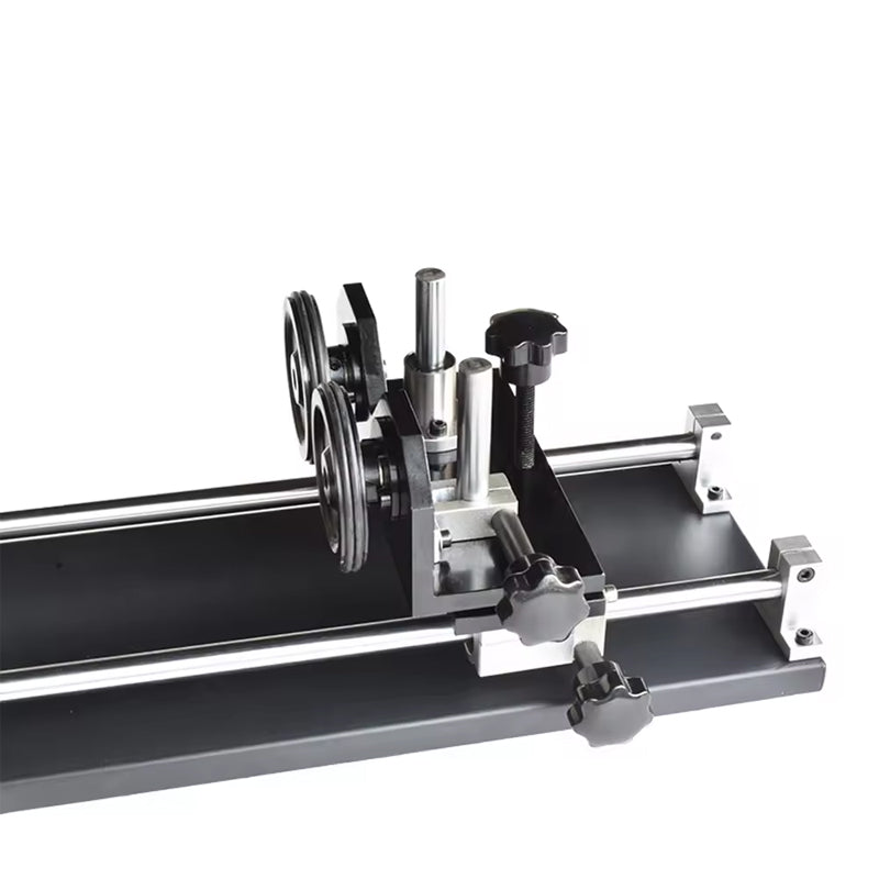 Diamond Laser Rotation Axis Attachment With Wheels Rotary Rollers Stepper Motors For Cnc Laser Machine Rotary Axis