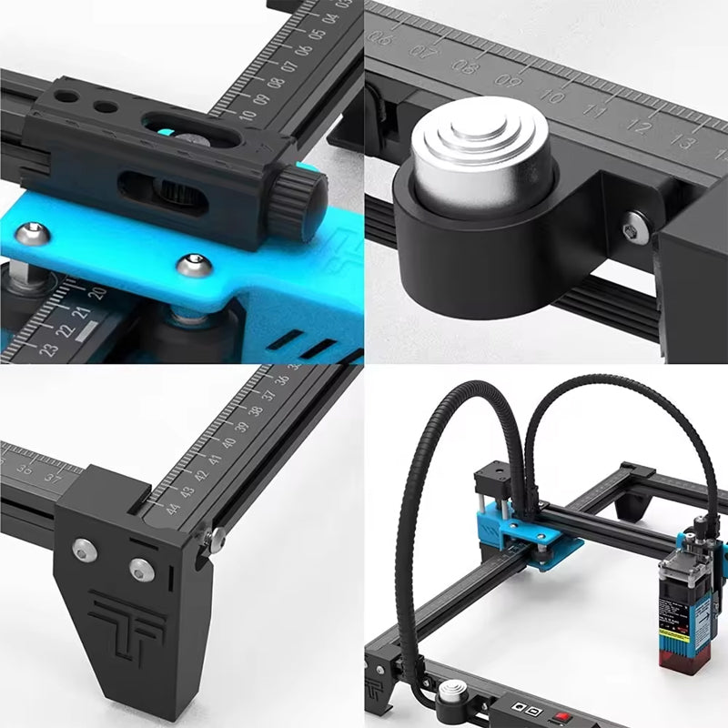 TTS 55 Desktop De Grabado Laser Engraving Lazer Cnc Cutting For Acrylic Graving Metal Co2 Laser Marking Machine