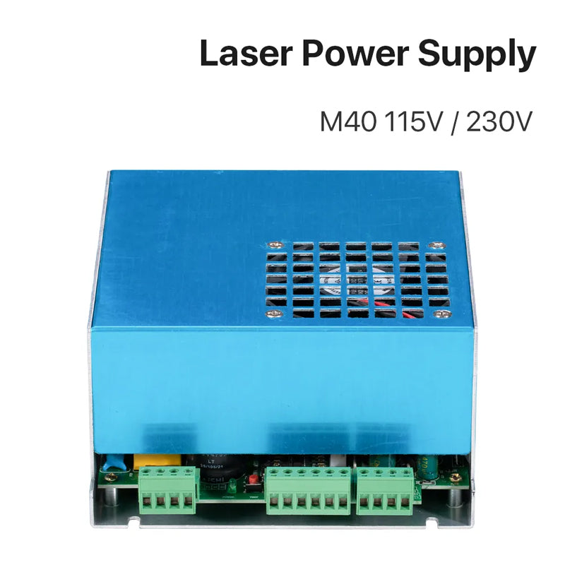 CO2 40W Laser Power Supply 110V/220V For CO2 Laser Parts Cutting Machine Equipment
