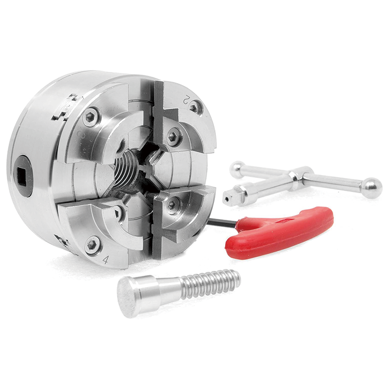 3.75-Inch 4-Jaw Self-Centering Lathe Chuck Set,KP96 Lathe Chuck, for Lathe, Precision Machining, Grinding Machines, Milling Machines