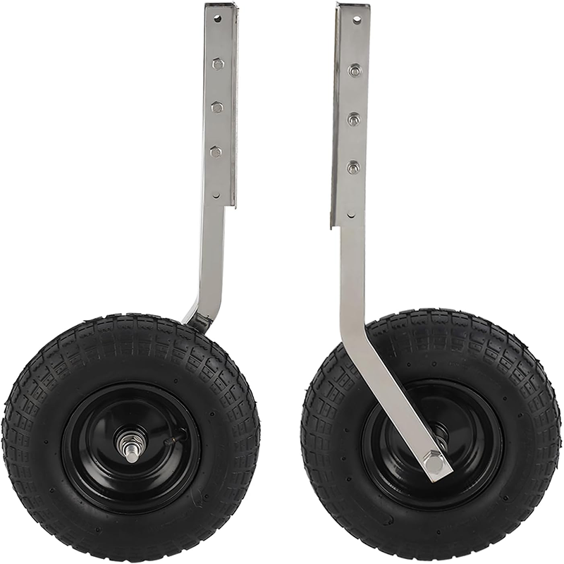 Launching Wheels ,Boat Launch Wheel, 500 lbs Loading Inflatable Boat Transom Launch Wheel with 12 Inch Wheel, Aluminum Alloy Transom Launch Wheel for Inflatable Boats and Aluminum Boats