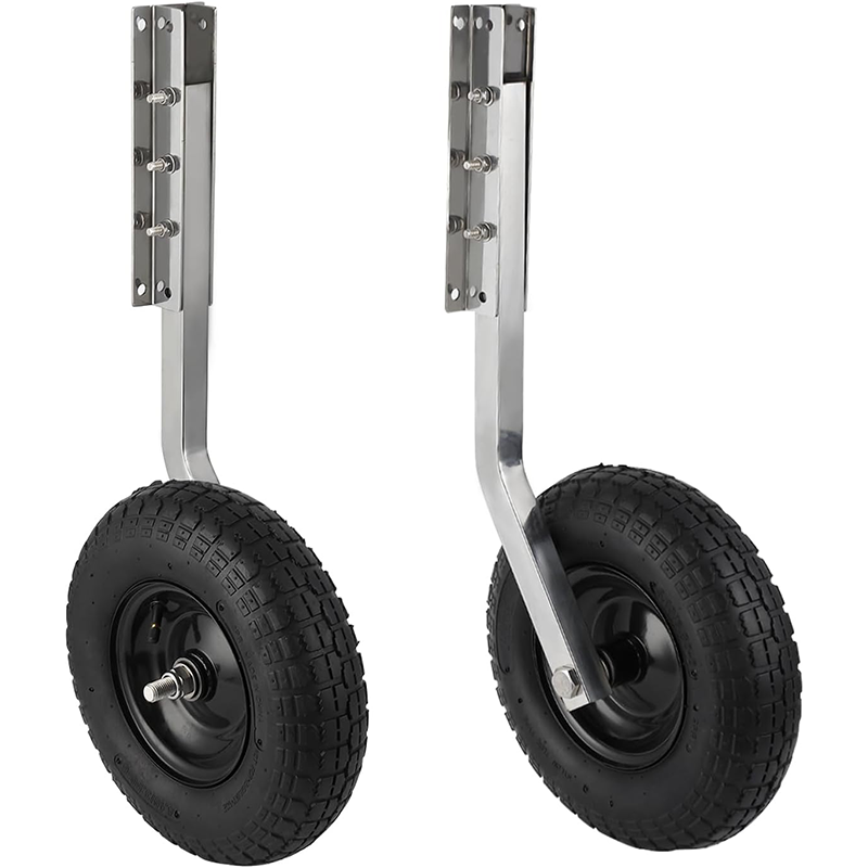 Launching Wheels ,Boat Launch Wheel, 500 lbs Loading Inflatable Boat Transom Launch Wheel with 12 Inch Wheel, Aluminum Alloy Transom Launch Wheel for Inflatable Boats and Aluminum Boats