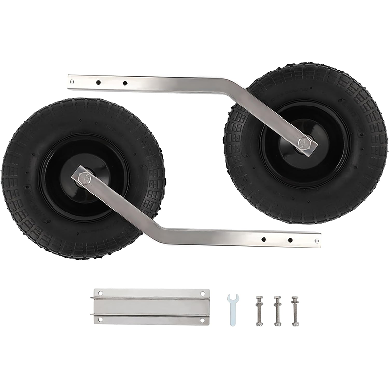 Launching Wheels ,Boat Launch Wheel, 500 lbs Loading Inflatable Boat Transom Launch Wheel with 12 Inch Wheel, Aluminum Alloy Transom Launch Wheel for Inflatable Boats and Aluminum Boats