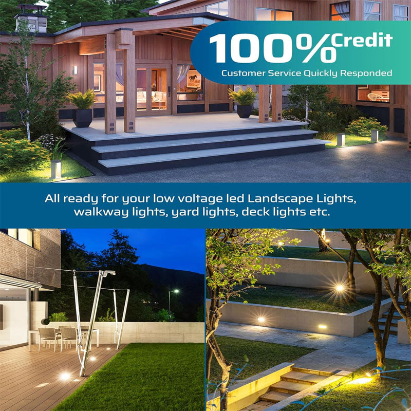 150W Lighting Safety Transformer with Photocell Sensor & Timer Outdoor Waterproof Transformer for LED Lighting Spotlight