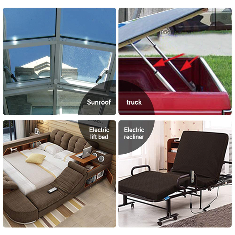 Linear Actuator,Heavy Duty 330lbs Solar Tracker Linear Actuator Multi-Function,with Mounting Bracket and IP54 Protection(12V, 12")