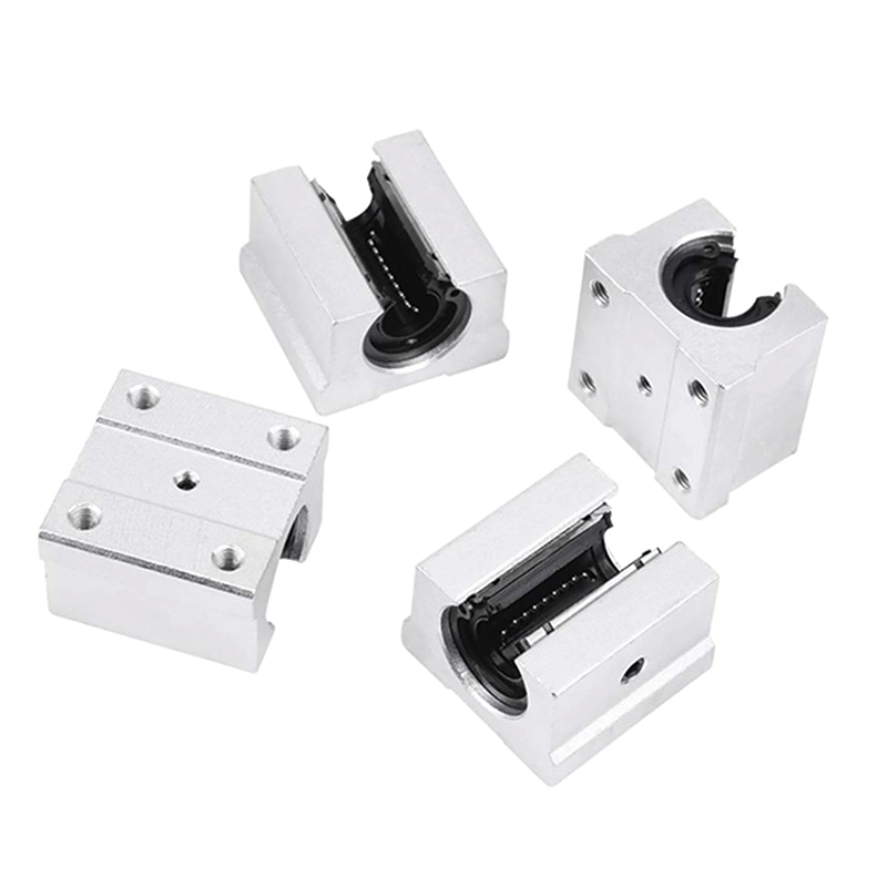 Linear Rail Guide,SBR12-1000mm Linear Slide,with 4 Bearing Blocks,for 3D Printer, CNC Machine Upgrade, Automation Equipment and Machining