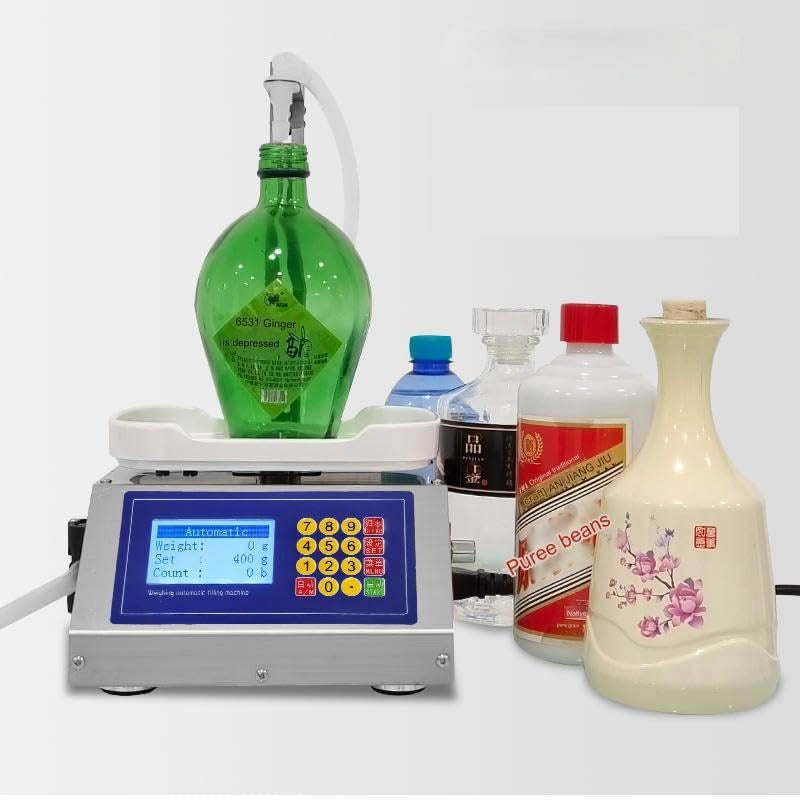 Liquid Filling Machine 10-3000ml Filling Capacity Weighing Diaphragm Pump Filling Machine for Oil Water Drink Wine Juice
