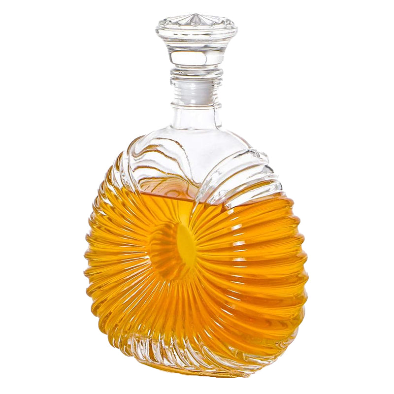 24oz/700ml Decanter Bottle for Whiskey, Brandy, Scotch, Bourbon Liquor Decanter Glass Decanter with Airtight Stopper