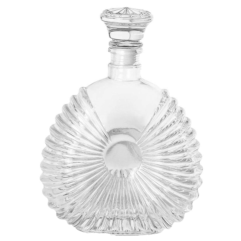 24oz/700ml Decanter Bottle for Whiskey, Brandy, Scotch, Bourbon Liquor Decanter Glass Decanter with Airtight Stopper