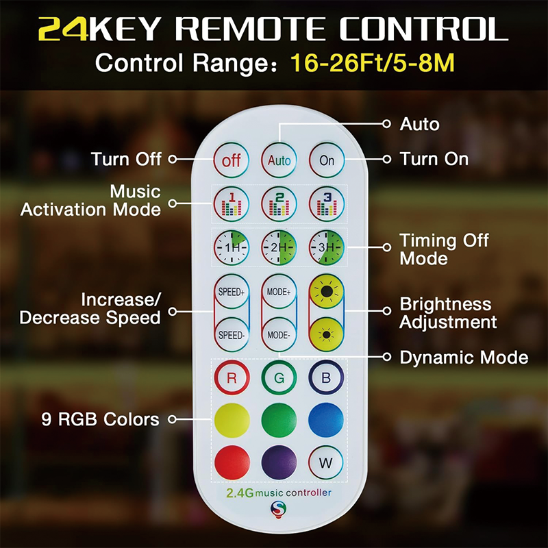 3 Tiers LED Lighted Liquor Bottle Display Shelf, 40 Inch Bar Bottle Display Shelf with RF Remote and App Control, Home Bar Shelf for Home Bar Party