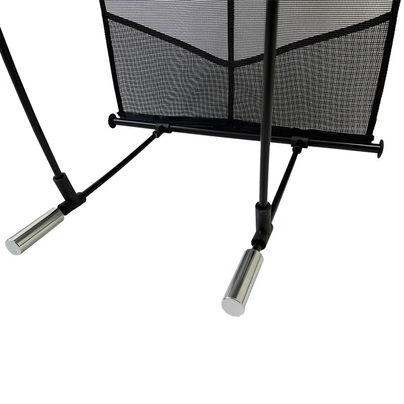 Aluminum A4 Brochure Holder Portable Foldable Display Rack For Trade Show Magazine Stand Holder Floor Display